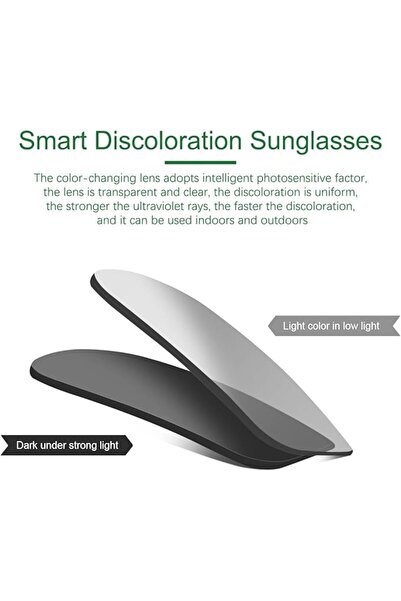 MIRYEA Photochromic Polarized Sunglasses for Men Women Day and Night UV Prote...