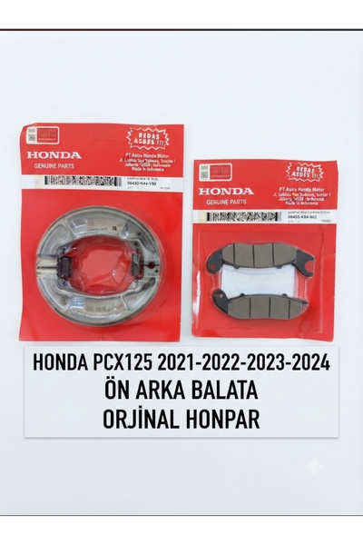 Honda PCX 2021-2022-2023-2024 ÖN ARKA BALATA ORJİNAL HONPAR