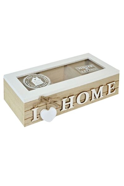 YUPY ®   Cutie decorativă din lemn pentru depozitare, 23.9x10.1x6.9