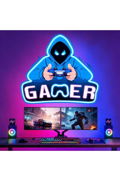 Amimagen Gaming Wall Decals for Bedroom: 4-Step Peel and Stick Easy to Apply ...