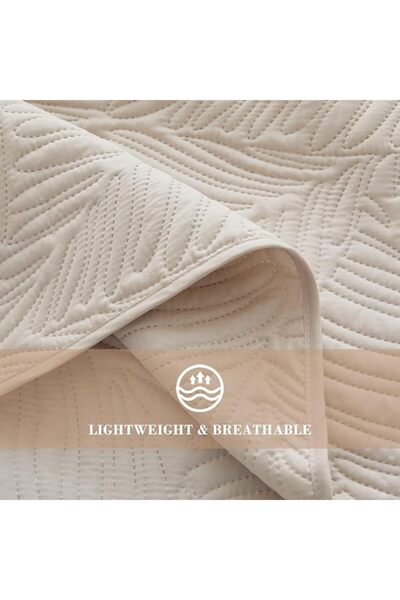 Exclusivo Mezcla Twin Quilt Bedding Set, Lightweight White Quilts Twin Size f...