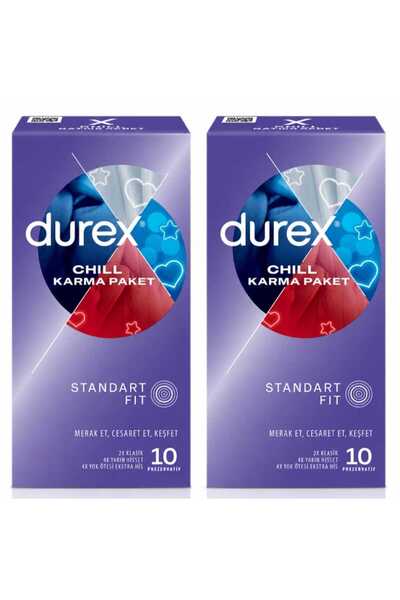 Durex Chıll Karma Paket 2x10 Ekonomik Set