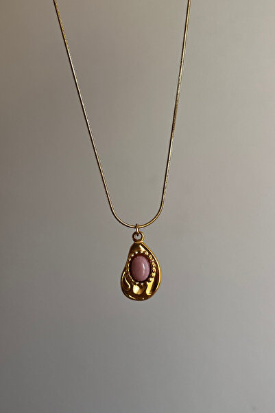 Liora Glow Armut Figürlü Çelik Vintage Kolye