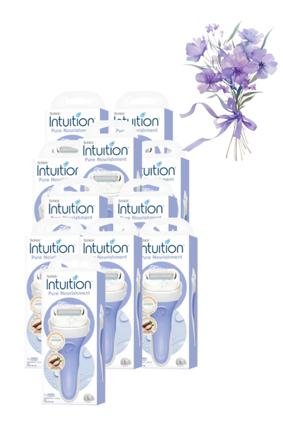 Schick Intuition 11 Pieces Intuition Pure Nourishment Women's Razor Blades wi...