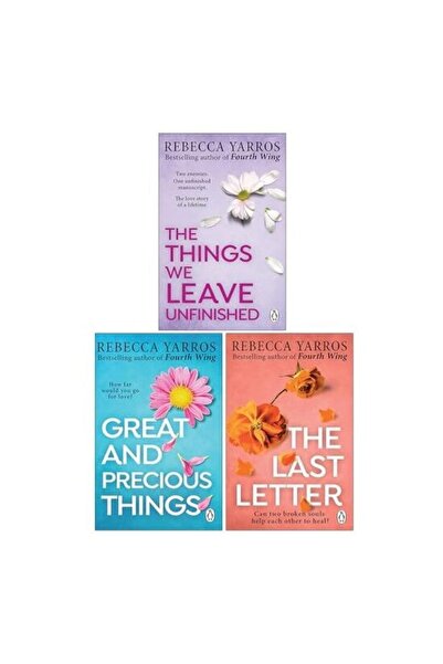 Generic (Unbranded) Rebecca Yarros Set de colecție cu 3 cărți ( the Things We...
