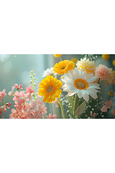 Bloom & Sow Seed بذور زهرة الجيربيرا بلون دافئ مختلطة الألوان - أصناف وردية و...