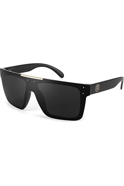FEISEDY Men Women Sunglasses Polarized Oversized Square Vintage Cycling Runni...