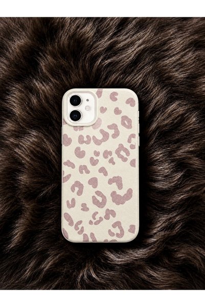 MUSSTECH Iphone 11 Uyumlu Mürdüm Rengi Leopar Desenli Kılıf, Kamera Korumalı ...