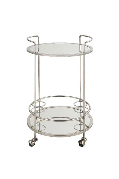 UTTERMOST Spritz Chrome Bar Cart
