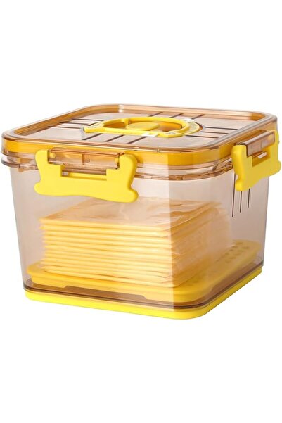NALACAL Sliced Cheese Container with Airtight Lid, For Mini Fridge BPA-Free K...