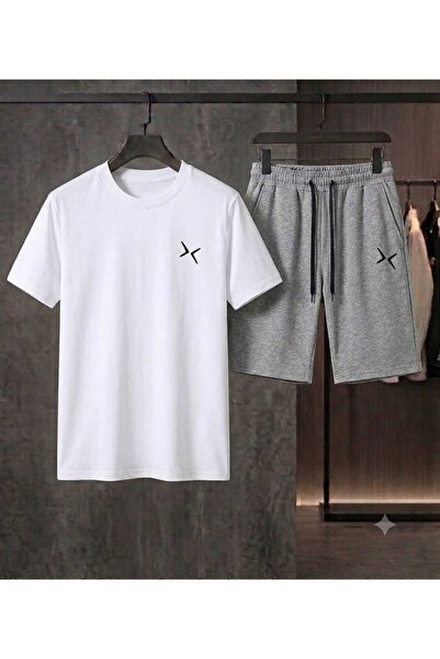 CLOTHES33 T-Shirt Shorts 2-Piece Combination Thin Summer Sweat-Absorbing X Pr...