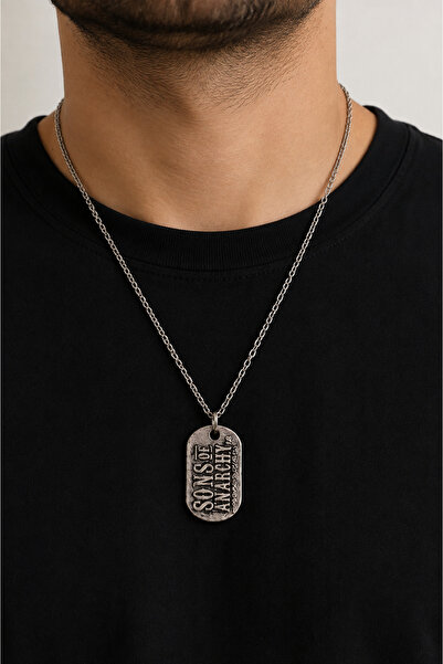 HER ŞEY NOTA www.herseynota.com Sons of Anarchy Vintage License Plate Pendant...