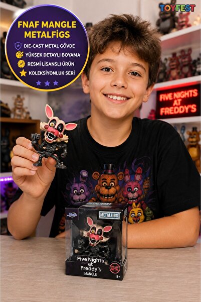 TOYFEST Five Nights at Freddy's Mangle Metalfigs Die Cast Metal Figür Jada Ko...