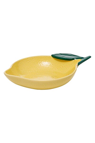 Secret de Gourmet Tavă de prezentare "Citron" - Ceramică, Galbenă, D.31 cm