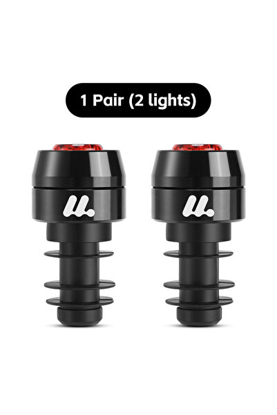 Choice Black WEST BIKING Compact Handlebar End Light Bike Turn Signal Light 2...