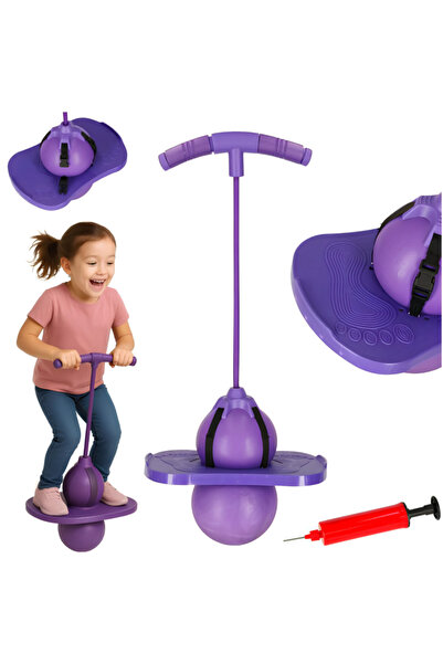 varioshop ®   Saltator pentru copii pentru sărituri și echilibru, minge gonfl...