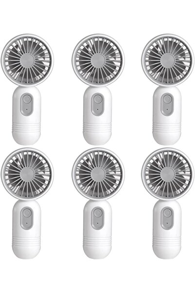 STARSTAR Mini portable fans (6 - pack), handheld battery - powered lightweigh...