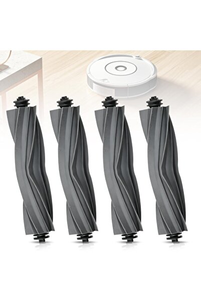 STARSTAR 4-piece rubber main brush and hub brush set for X40/L10/L40 robot va...