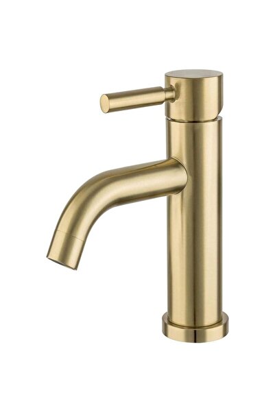 STARSTAR Modern brushed brass bathroom faucet, single handle, single hole, co...