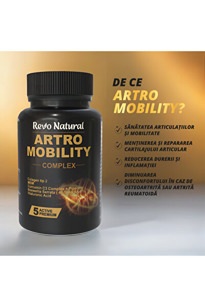 Revo Natural Artro Mobility Complex - supliment alimentar premium pentru dure...