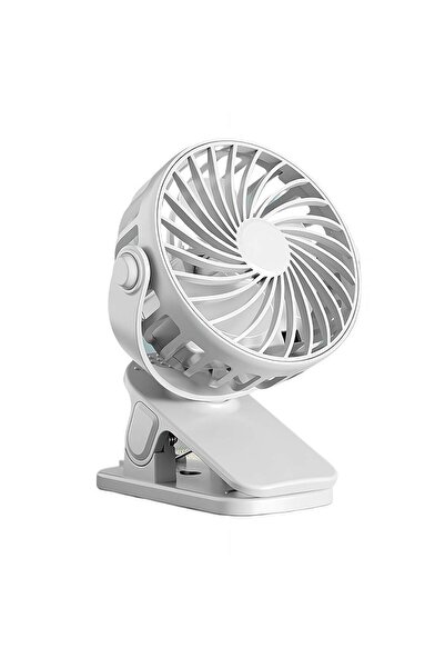 Morvena Picks Mini ventilator portabil cu agrafă Ventilator de birou USB 4 în...