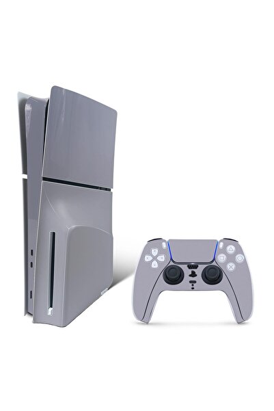 MIGHTY SKINS 5 Slim Disk Edition Paketi ile Uyumlu MightySkins Cilt - Düz Gri...