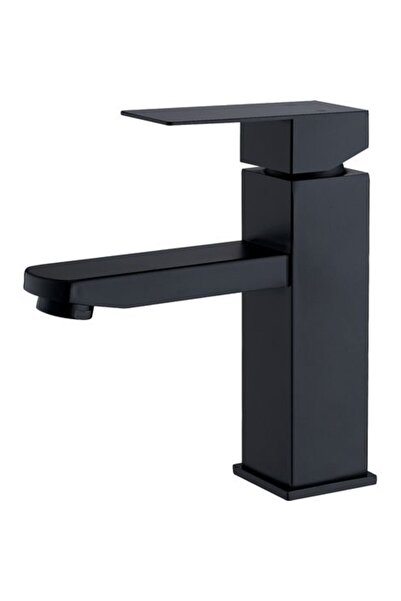 STARSTAR Matte black stainless steel bathroom faucet – single-handle basin fa...