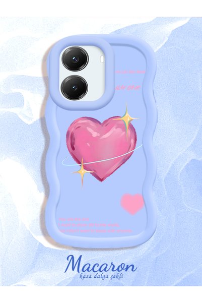 CHICASELUX Poco X7 Pro Compatible Silicone Phone Case with Sweet Pink Heart M...