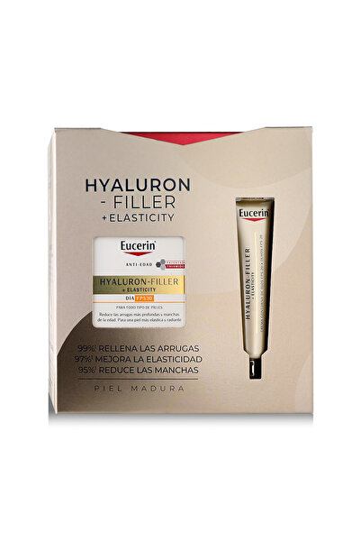 Eucerin Hyaluron-Filler + Elasticity Cremă de zi SPF 30 50 ml + Contur de och...
