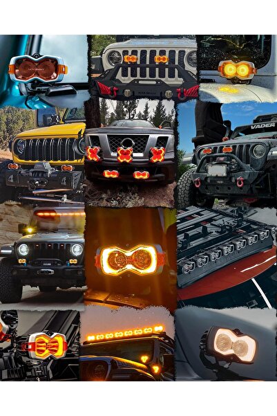 NOVSIGHT 4.5 Inch LED Pod Lights – HALO Pro Series LED Flood Ditch Beam w/Dyn...