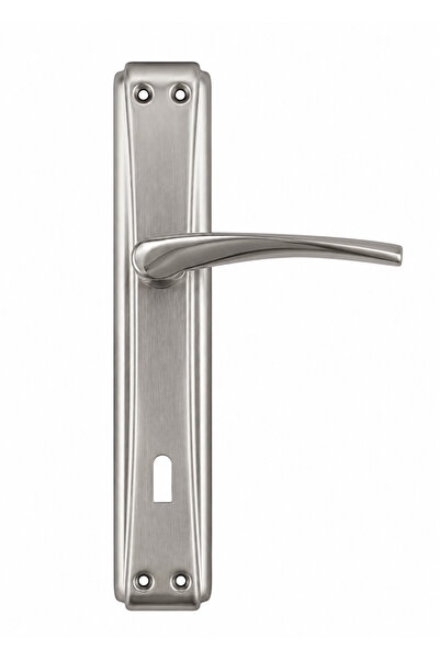 Condi Collection Bravo Mirror Nickel Satin Room Aluminum Door Handle