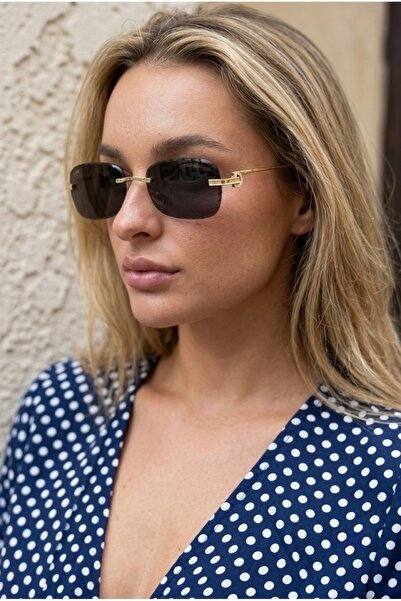 Eyesofia Velore Royal Black Gold Framed Ultra Light Uv400 Filtered Women's Su...
