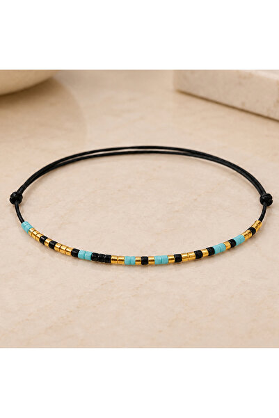 Generic Brand Brățară Personalizată Cod Morse – Model Modern – Mărgele Placat...
