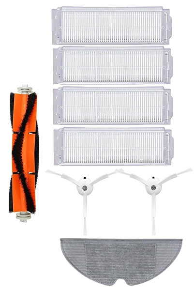 LİN GRUP Set de 8 piese de schimb compatibile cu aspiratorul robot Xiaomi Vac...