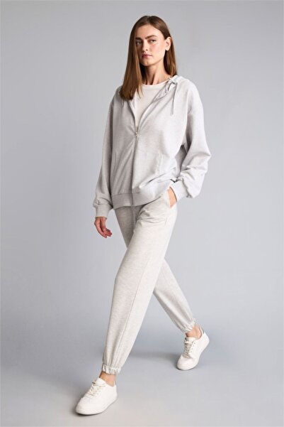 DeFacto Jogger Fit Basic Gray Melange Sweatpants D4234Ax26Au