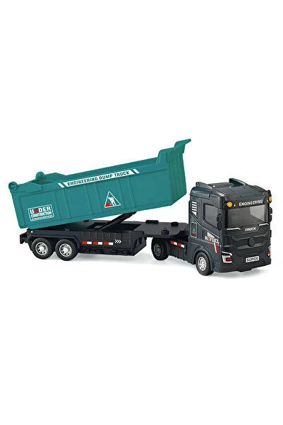 Zadem Store Friction-Powered Dump Truck - Movable Dorseli Toy Earthmoving Truck