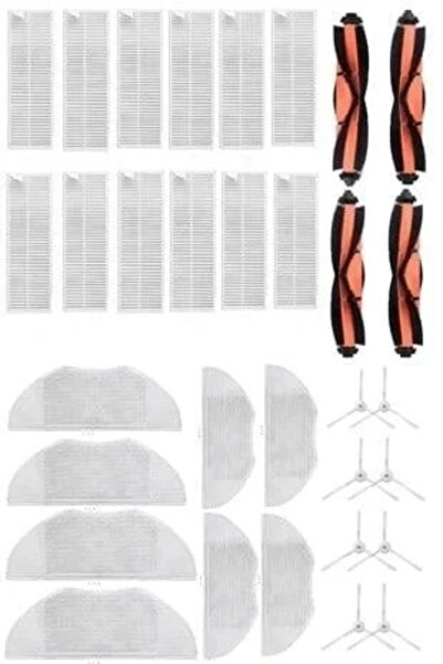 LİN GRUP Set de 28 piese de schimb compatibile cu aspiratorul robot Xiaomi Va...