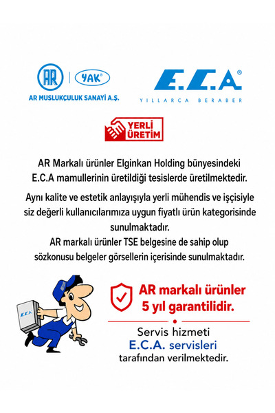 AR E.C.A Lite Banyo Bataryası + Tema 53242 Rain Carismo Duş Sistemi