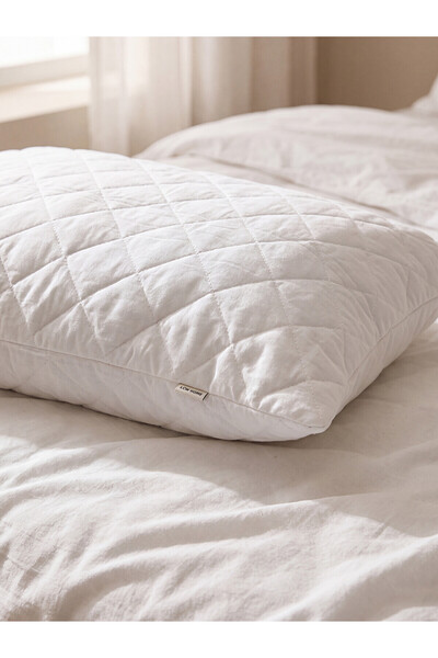 LC Waikiki Alita City Farkıyla Lcw Home White Quilted 50X70 cm Pillow Mattres...