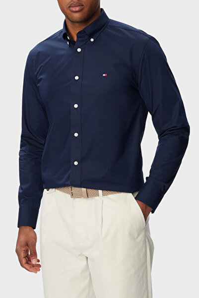 Tommy Hilfiger Regular Fit Klasik Yaka Uzun Kollu Gömlek Erkek GÖMLEK MW0MW43...