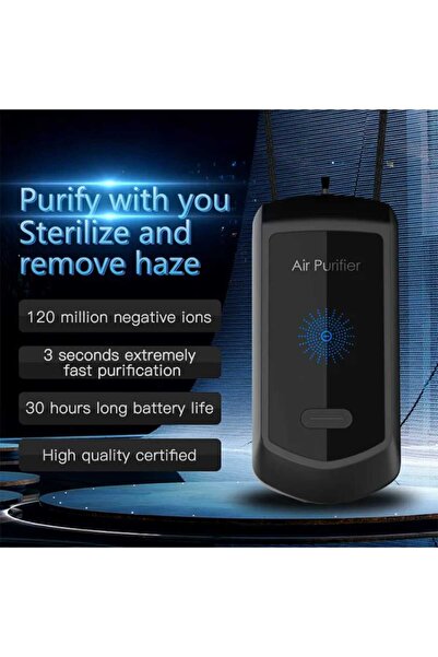 Generic Brand Personal Air Purifier Necklace,Wearable Negative Ion,Portable M...
