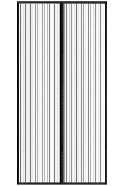 STARSTAR Self-Adhesive Magnetic Mesh Mosquito Screen Door Curtain (Black, 100...