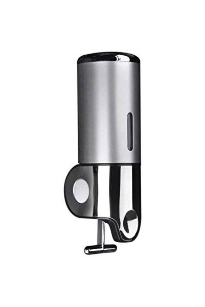 STARSTAR Wall-mounted soap dispenser, silver, 500ml capacity, stainless steel...