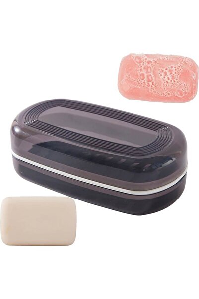 STARSTAR 2-in-1 portable soap dish with drainer. Compact design, ideal for tr...