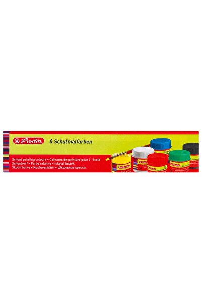Herlitz Guase 25 ml, 6 culori/set