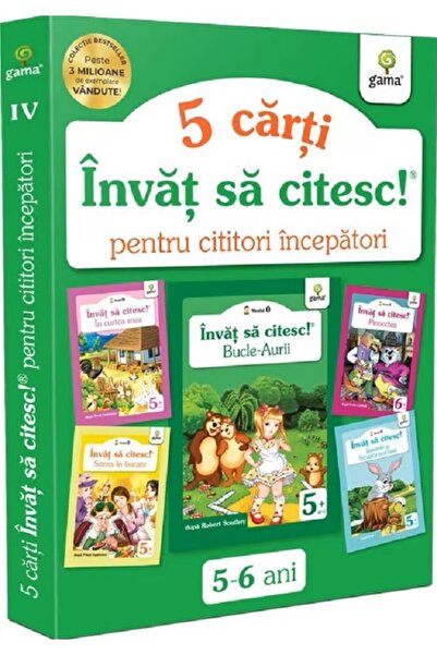 Gama Pachet Invat sa citesc pentru cititori incepatori Vol.4