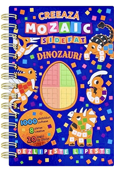 Flamingo Creeaza mozaic sidefat. Dinozauri