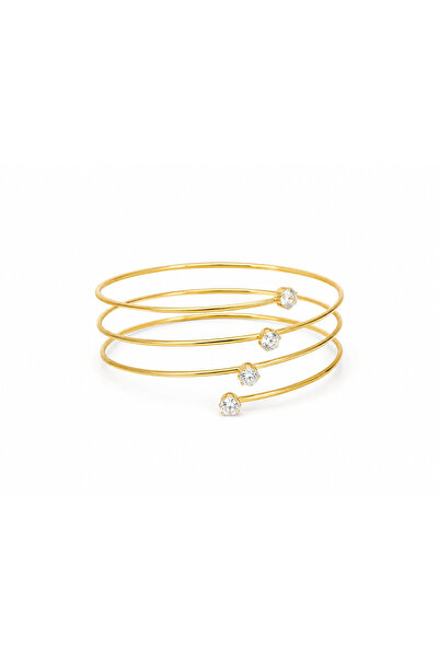 Generic Brand Celeste Crystal Spiral Cuff