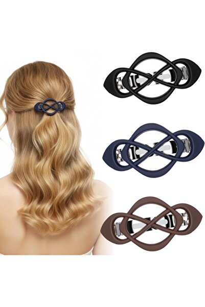 STARSTAR 3 pieces flat hairpins, French hairpins, automatic French hairpin, v...