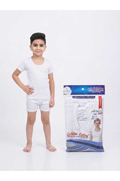 Golden cotton Syrian Made 100% Cotton Boys Undergarments Set Soft Comfortable...